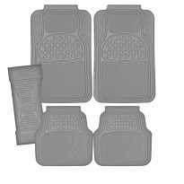 Коврик салона SKYWAY Snow-1 5пр. Полиуретановый с ковролин. вставками Серый